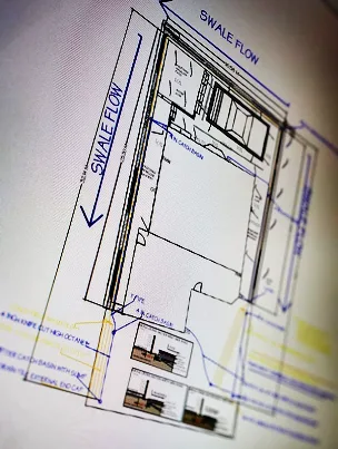 A detailed AutoCAD drawing of a custom furniture piece.