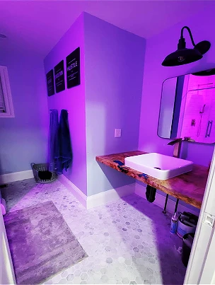 A durable and waterproof bathroom built to last.