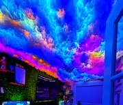 Immersive cloud ceiling