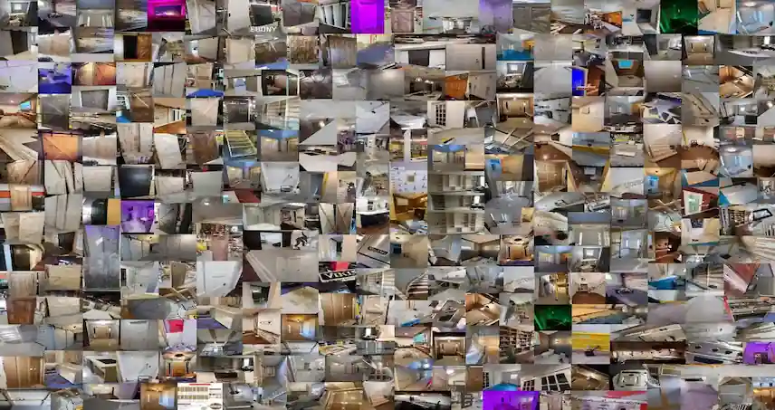 A collage of interior carpentry projects including renovations, trim, and built-ins.