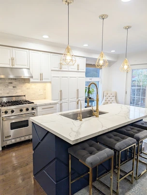Master-level craftsmanship showcased in bespoke kitchen cabinetry.